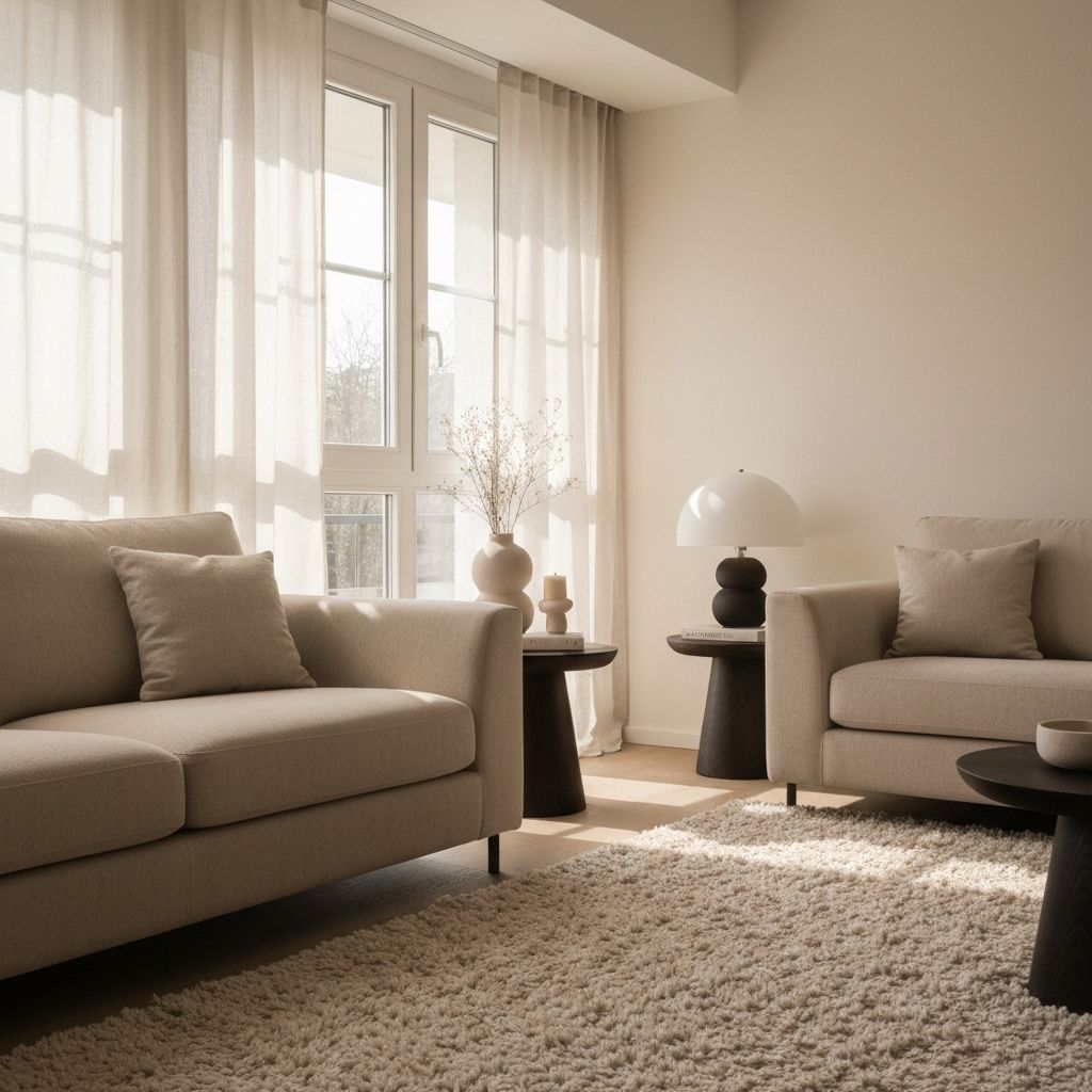 Cozy, thoughtfully designed living room interior